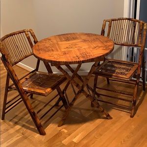 Table and chair set